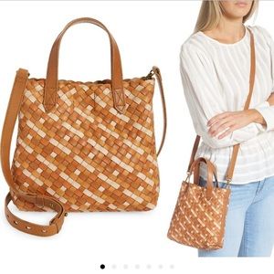 Madewell Small Transport Crossbody - Woven Leather